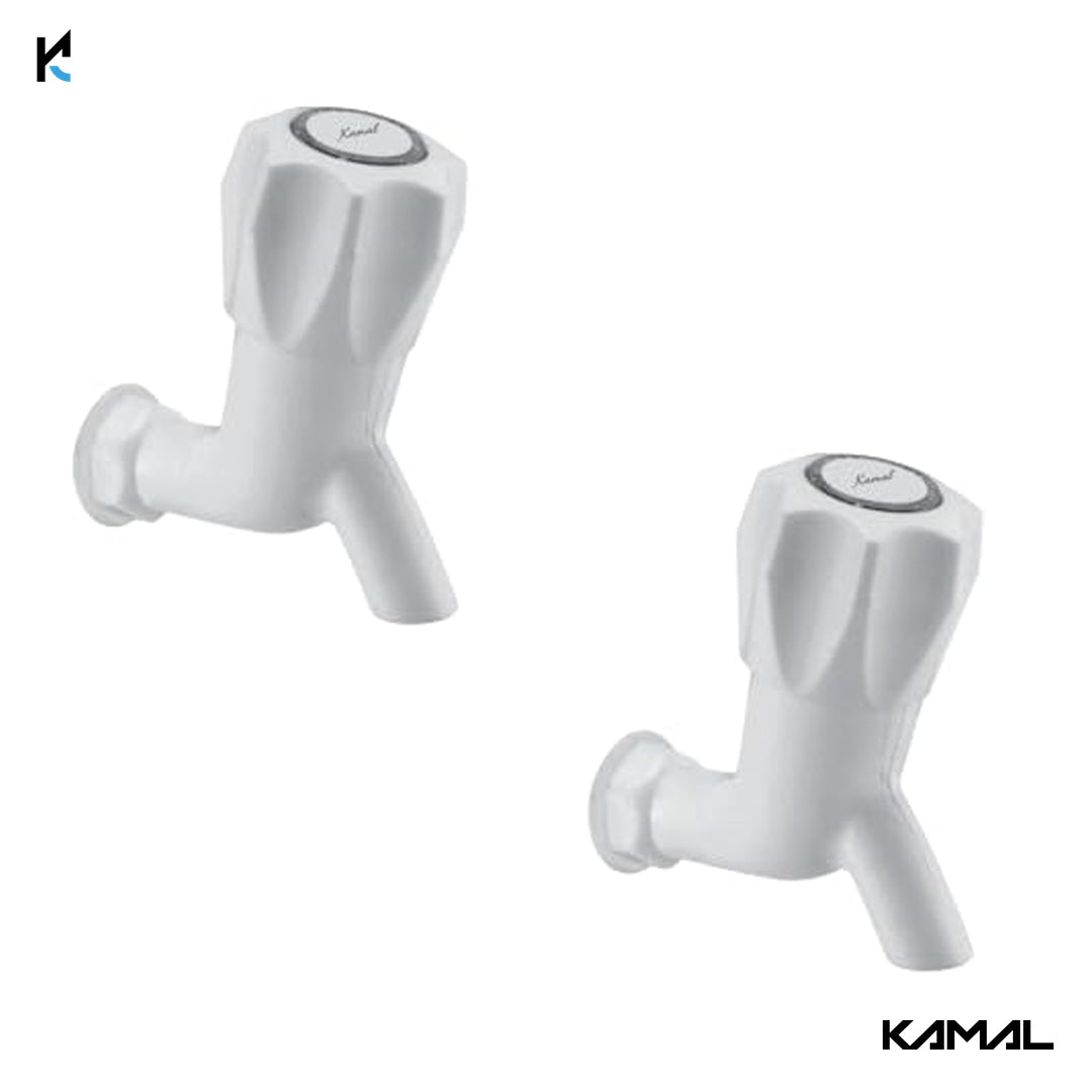 Crystal Bib Tap (PTMT Plastic) - by Kamal - Kamal Bathware