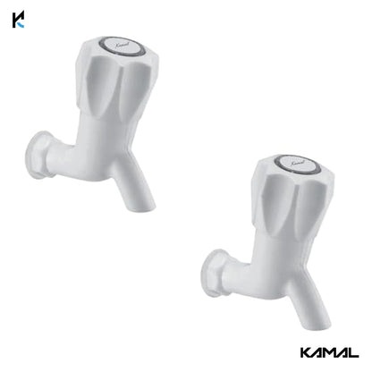 Crystal Bib Tap (PTMT Plastic) - by Kamal - Kamal Bathware