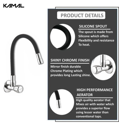 Crystal Dual Flow Sink Tap – by Kamal - Crystal - Kamal Bathware