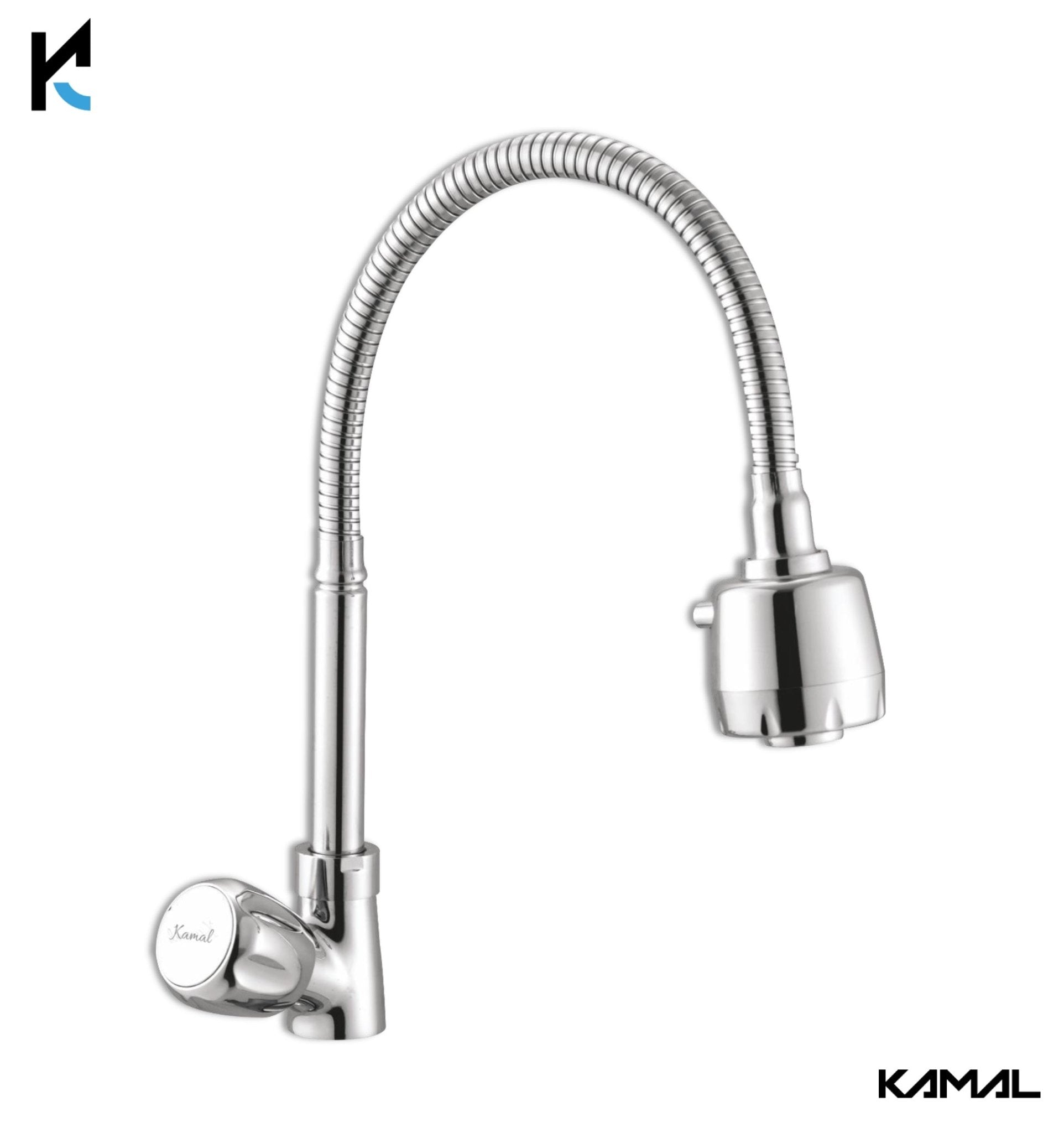 Crystal Dual Flow Sink Tap - by Kamal - Crystal - Kamal Bathware