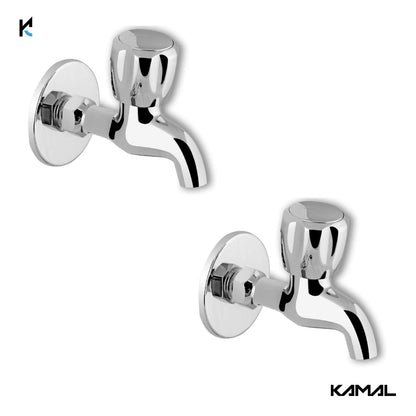 Crystal Full Brass Bib Cock (Full Brass) - by Kamal - Crystal - Kamal Bathware