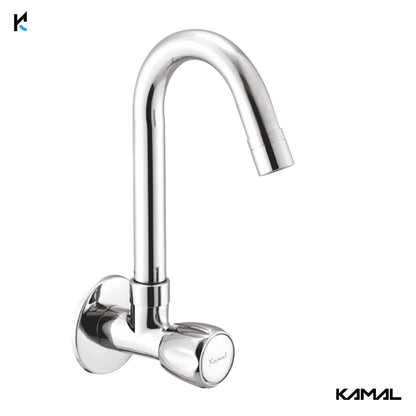 Crystal Neo Sink Tap (Full Brass) - by Kamal - Crystal - Kamal Bathware