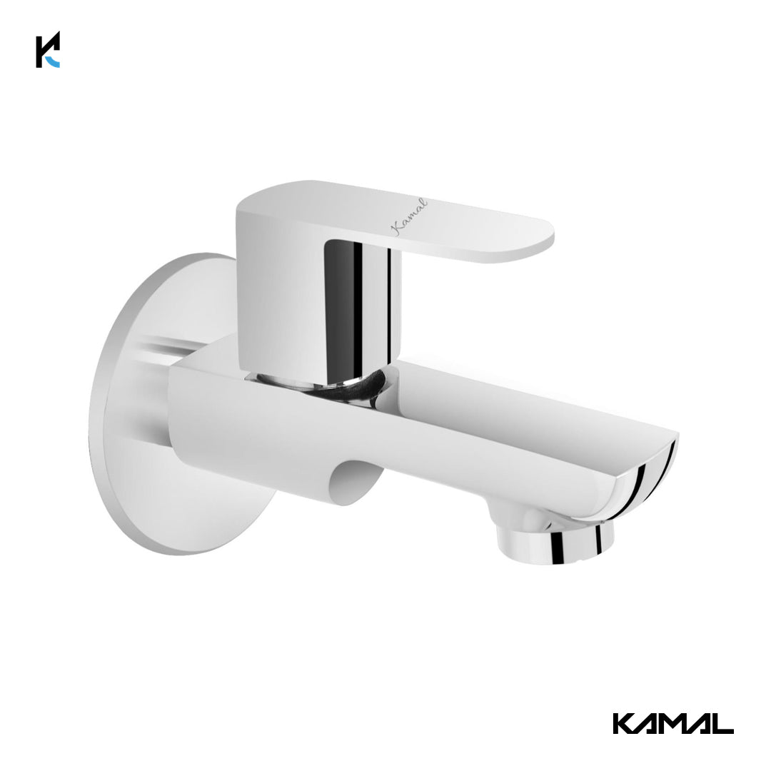 Cubix Prime Bib Tap (Full Brass) - by Kamal - Kamal Bathware