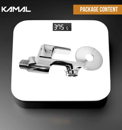 Cubix Prime Bib Tap (Full Brass) - by Kamal - Kamal Bathware