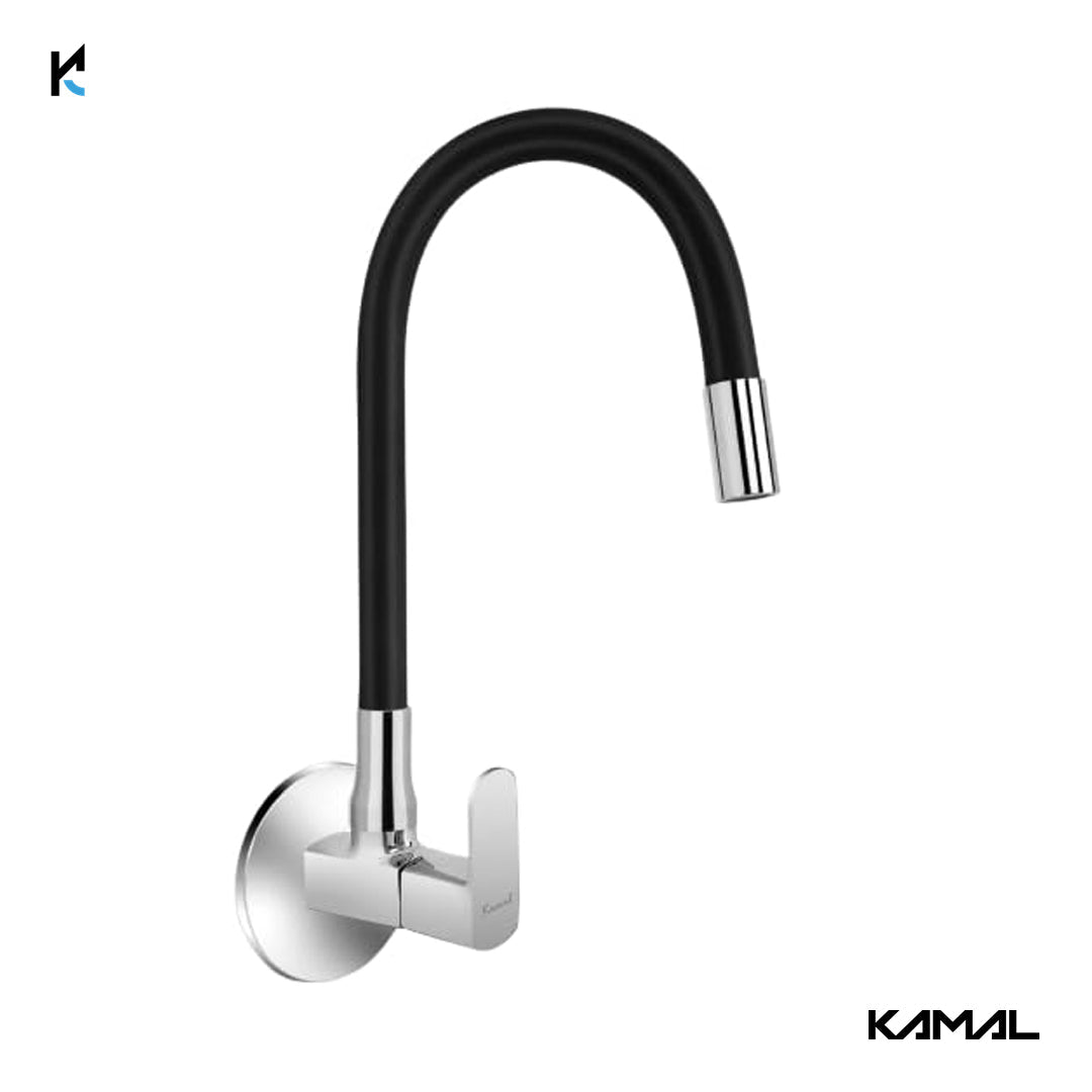 Cubix Prime Flexible Sink Tap (Brass & Silicone) - by Kamal - Kamal Bathware
