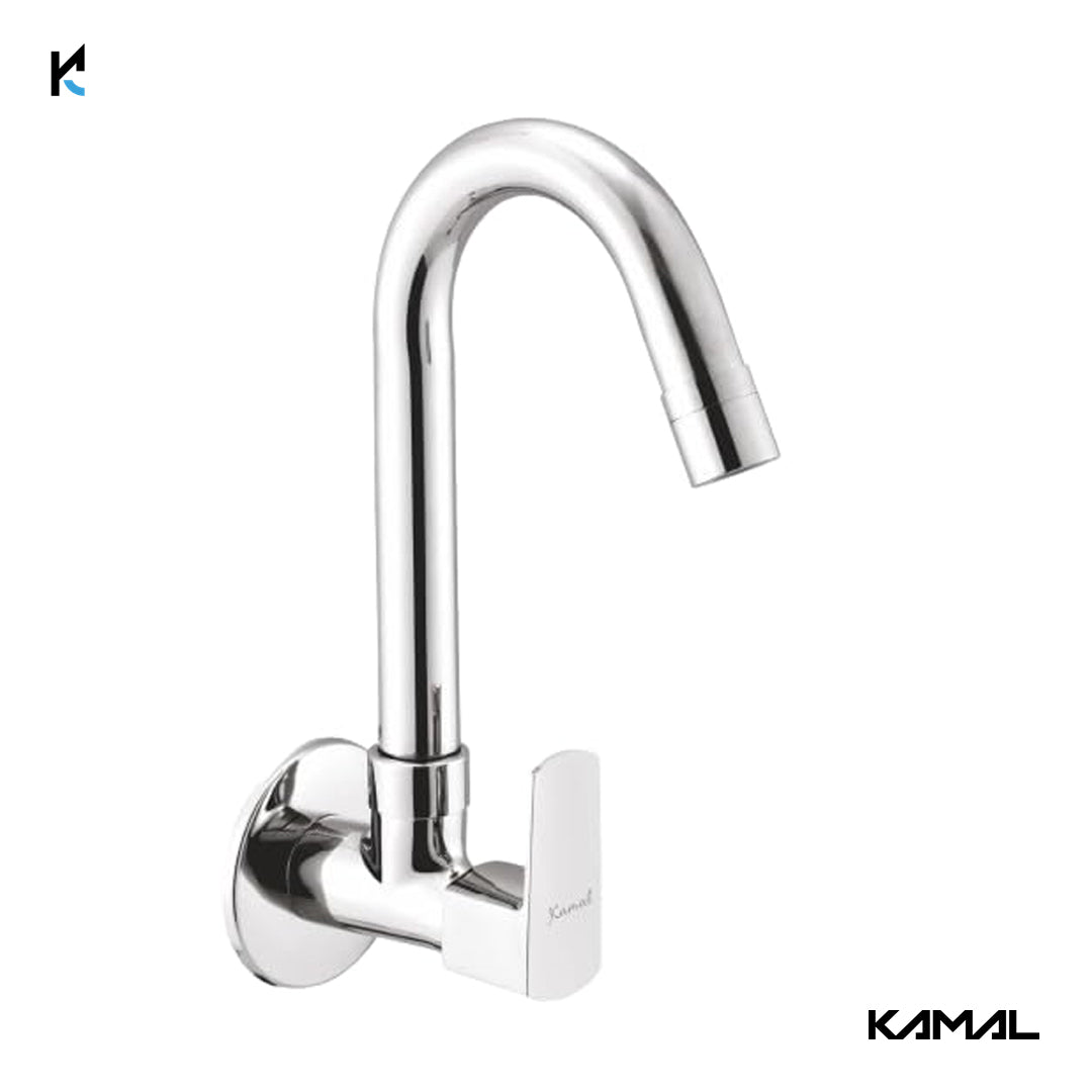 Cubix Prime Neo Sink Tap (Full Brass) - by Kamal - Cubix Prime - Kamal Bathware