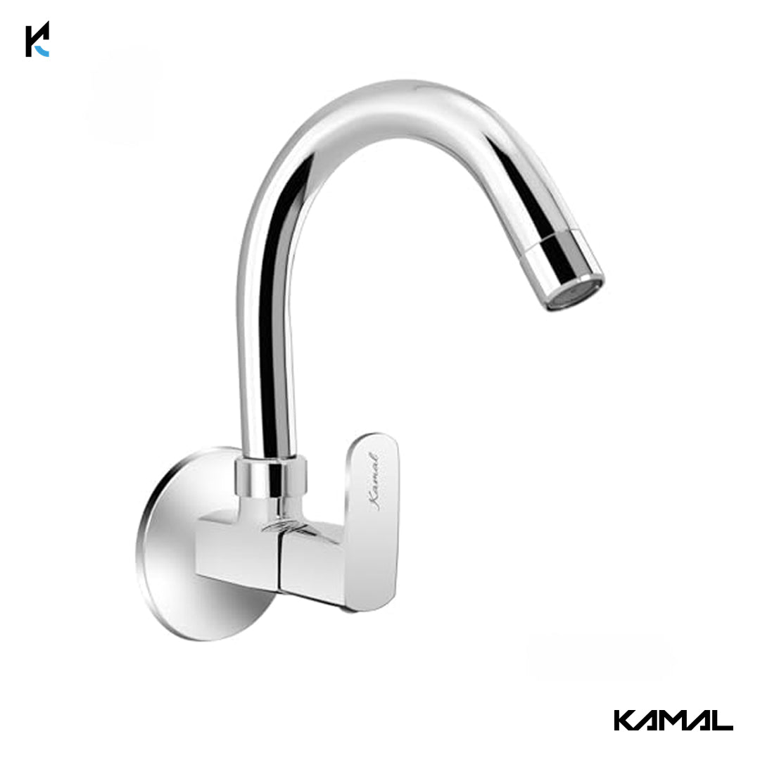 Cubix Prime Premium Sink Tap (Full Brass) - by Kamal - Cubix Prime - Kamal Bathware