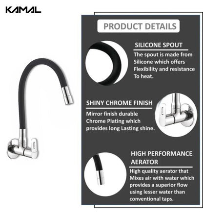 Curve Dual Flow Sink Tap – by Kamal - Curve - Kamal Bathware