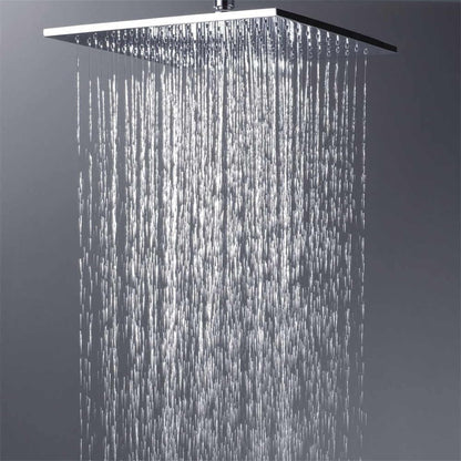 Delta Square Rain Shower - by Kamal - Delta - Kamal Bathware