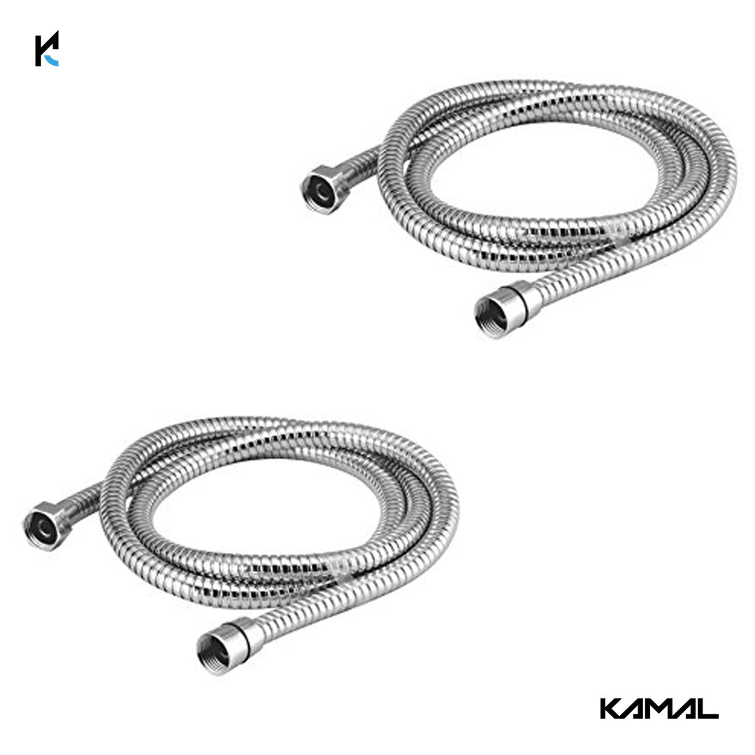 Delux Stainless Steel S.S Flexible Tube - by Kamal - Delux - Kamal Bathware