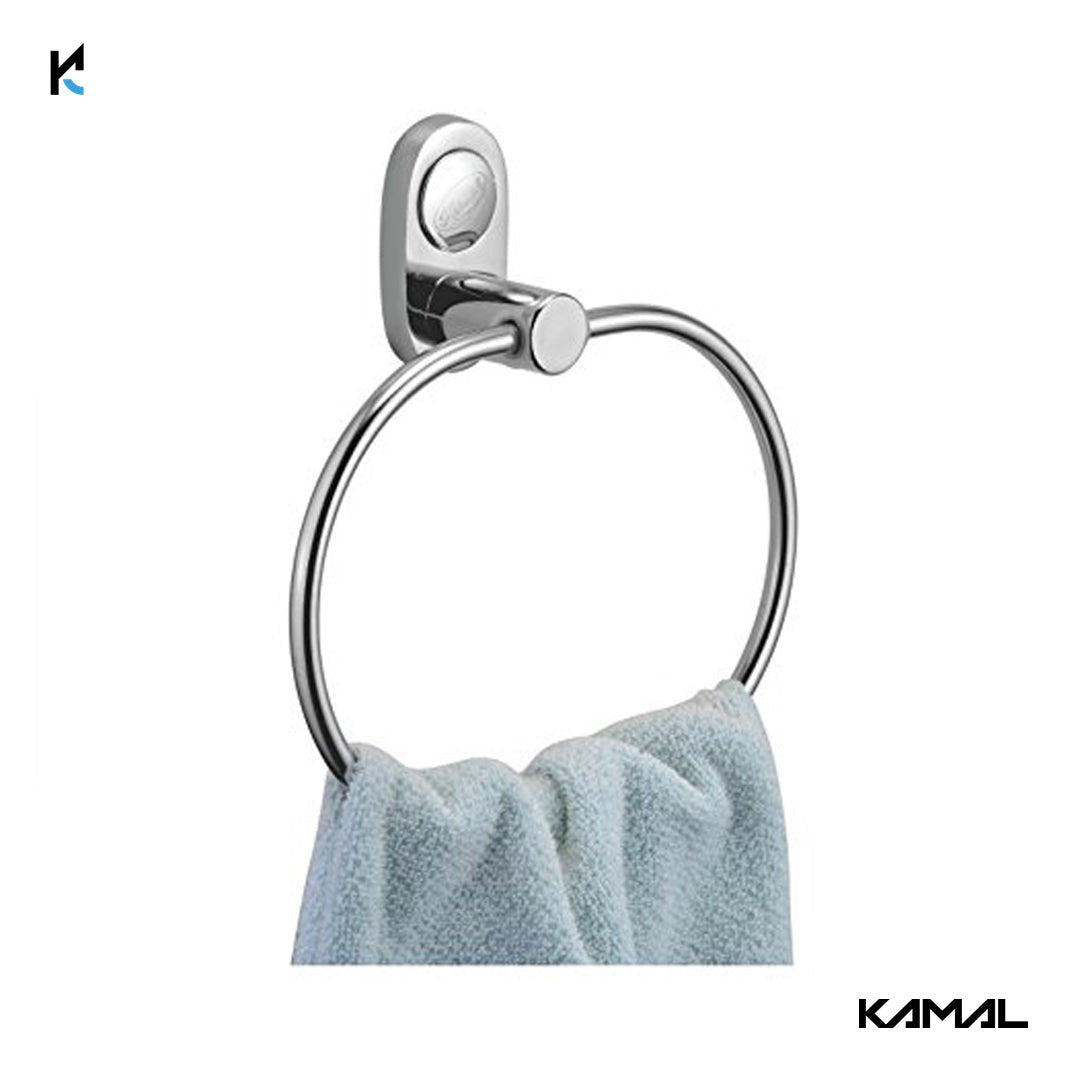 Diplomat Brass Towel Ring - Kamal - Diplomat - Kamal Bathware