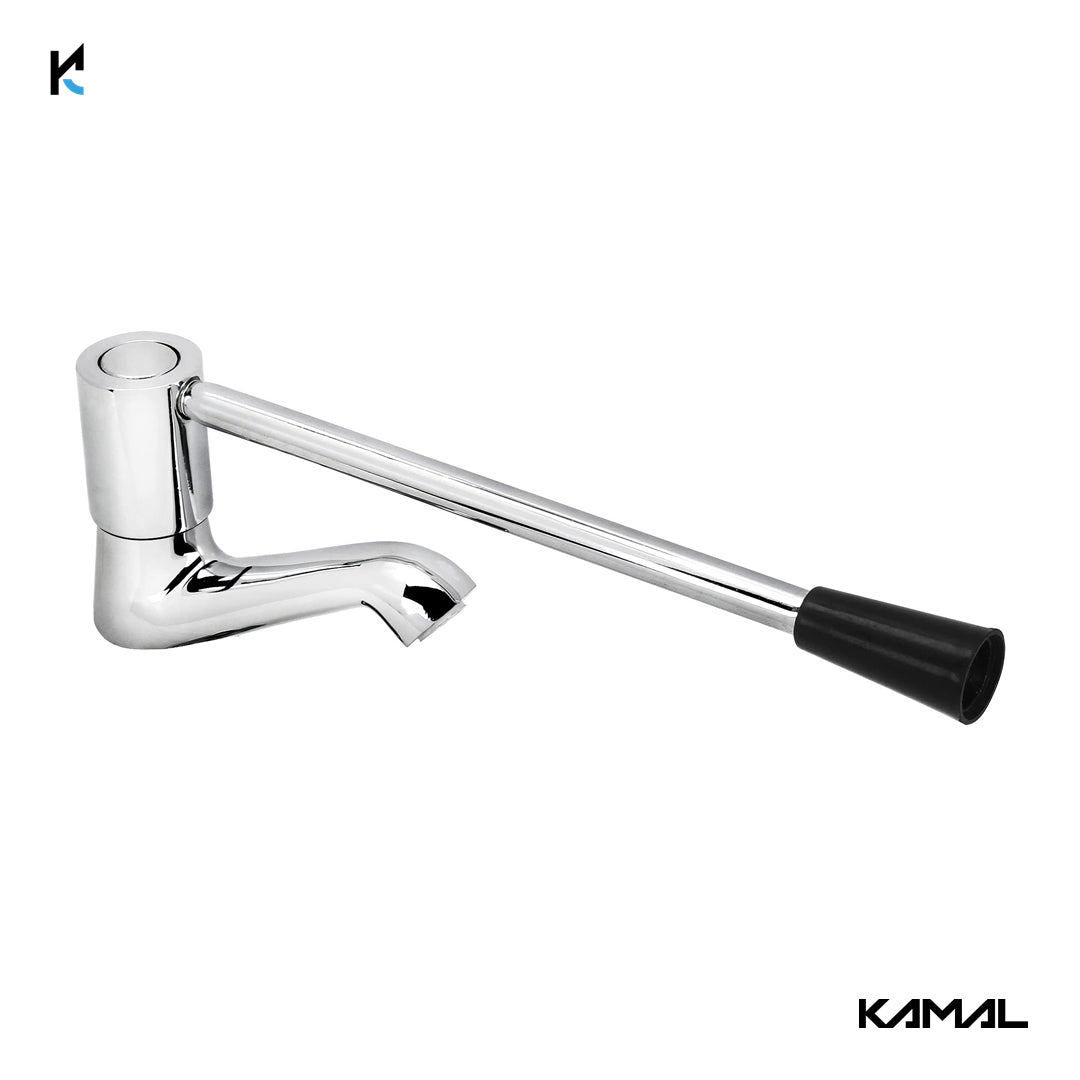Dixy Elbow Action Pillar Tap Faucet (Full Brass) - by Kamal - Dixy Elbow Action - Kamal Bathware