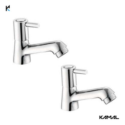 Dixy Pillar Tap (Full Brass) - by Kamal - Dixy - Kamal Bathware