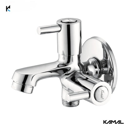 Dixy Two Way Bib Tap (Full Brass) - by Kamal - Dixy - Kamal Bathware