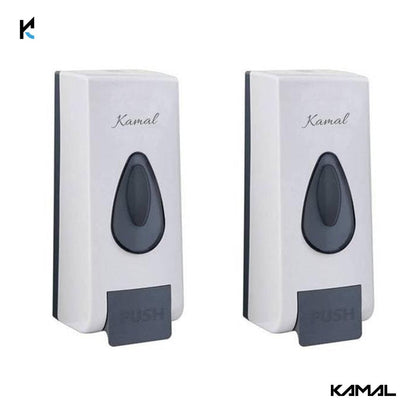 DuraFit 350 ml Soap Dispenser (White) - by Kamal - DuraFit - Kamal Bathware