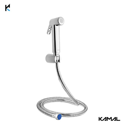 Eco ABS Health Faucet with SS 304 Grade, 1.25 Meter Flexible Hose Pipe - by Kamal - Kamal Bathware