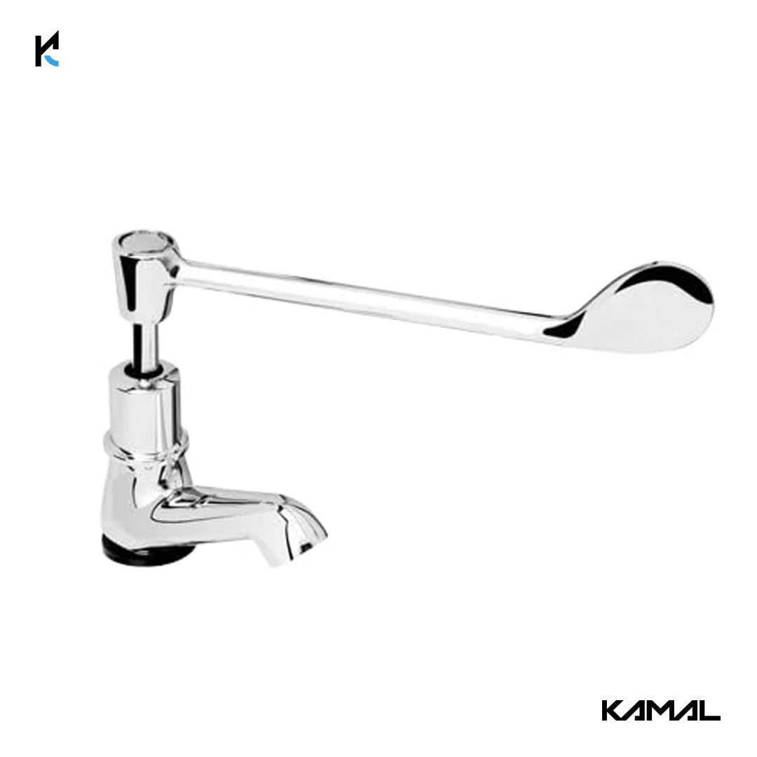 Elbow Action Pillar Tap Faucet (Full Brass) - by Kamal - Kamal Bathware