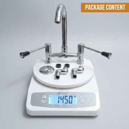 Elbow Action Surgical Faucet Mixer (Full Brass) - by kamal - Elbow Action - Kamal Bathware