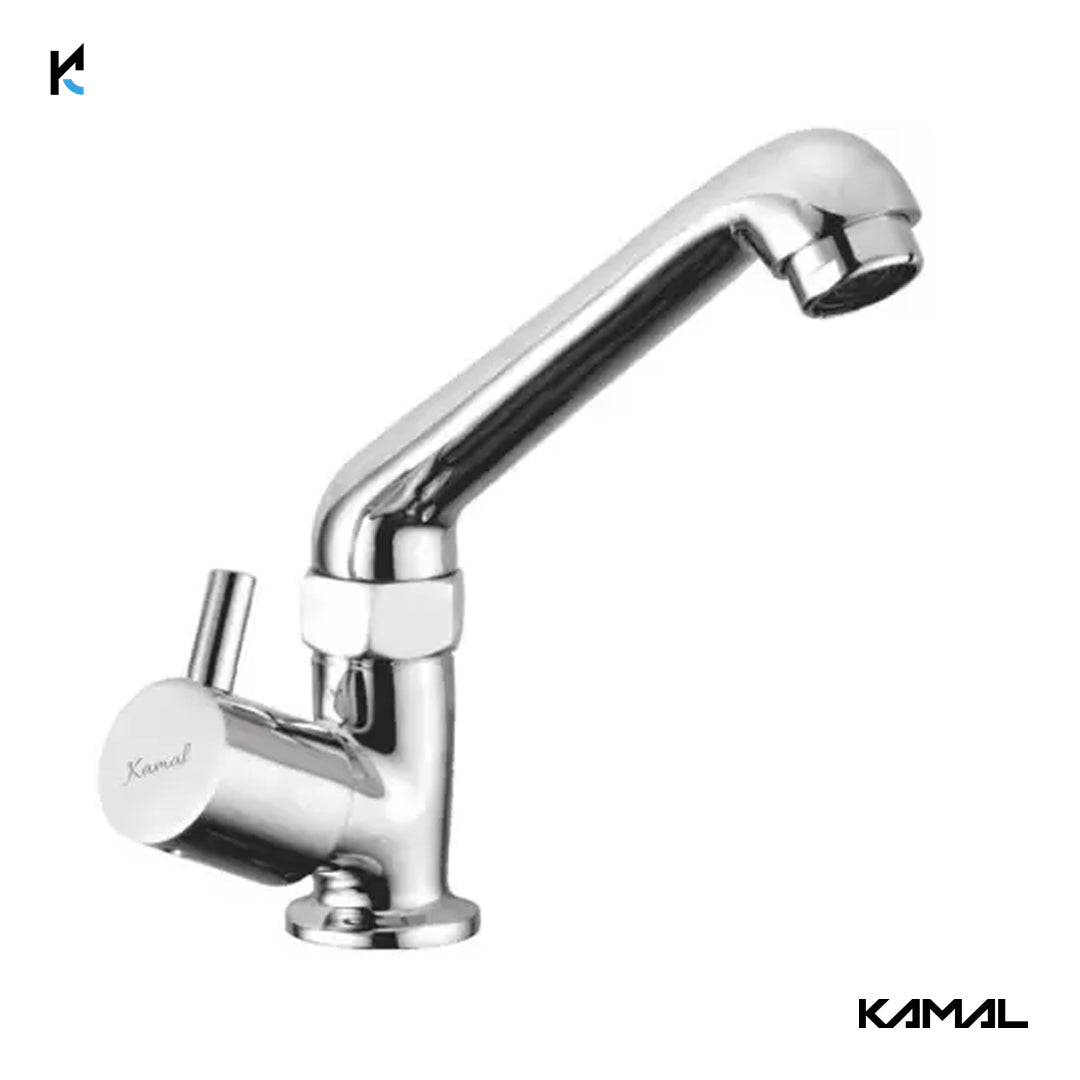 Elite Pillar Tap (Full Brass) - by Kamal - Elite - Kamal Bathware