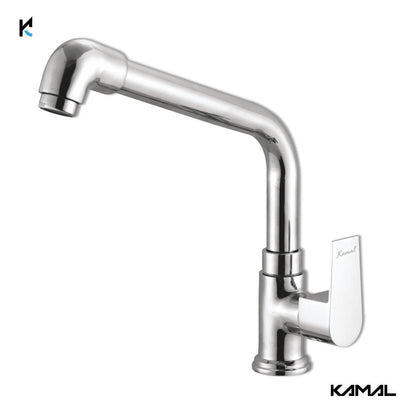 Era Swan Neck Elbow Spout (Full Brass) - by Kamal - Era - Kamal Bathware