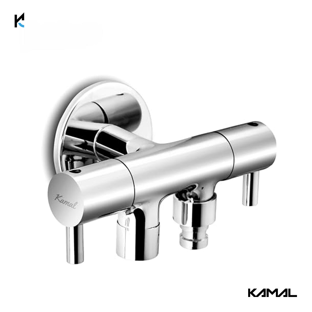 Ertiga Two Way Bib Tap (Full Brass) - by Kamal - Ertiga - Kamal Bathware