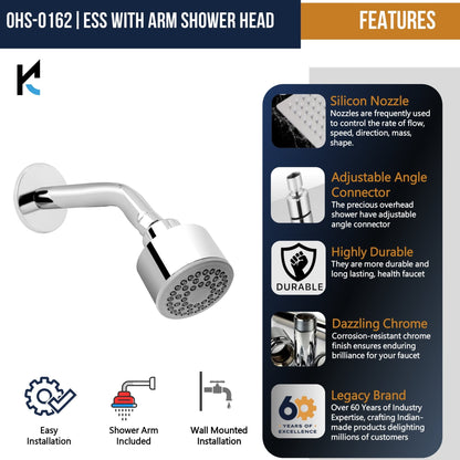 Ess - Ess Shower with Arm - by Kamal - Ess - Ess - Kamal Bathware