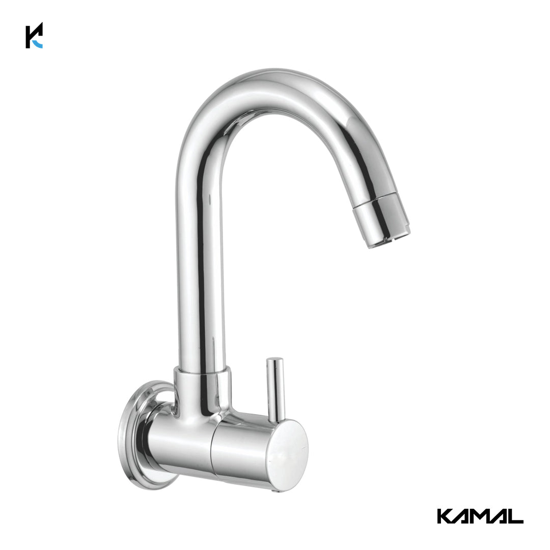 Flora Sink Tap (Full Brass) - by Kamal - Flora - Kamal Bathware