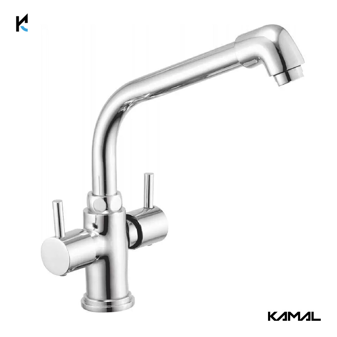 FLT Basin Mixer (Full Brass) - by Kamal - FLT - Kamal Bathware