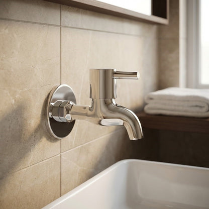 FLT Bib Tap (Full Brass) - by Kamal - FLT - Kamal Bathware