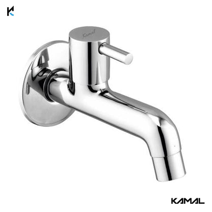 FLT Full Brass Long Body Bib Tap (Full Brass) - by Kamal - Kamal Bathware