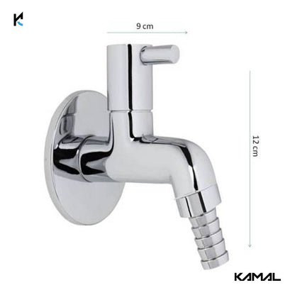 FLT Nozzle Bib Tap (Full Brass) - by Kamal - FLT - Kamal Bathware