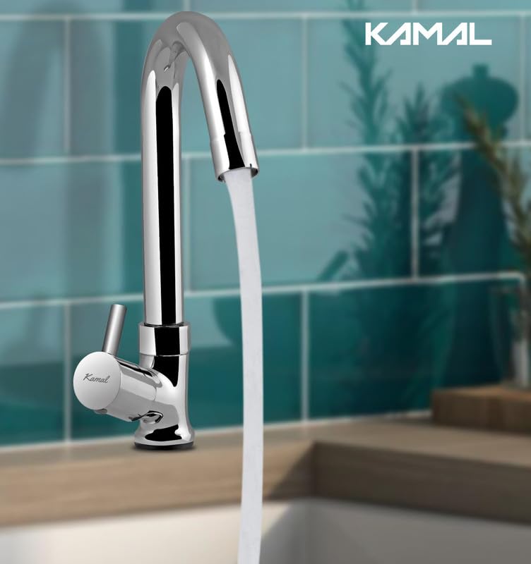 FLT Pillar Tap (Full Brass) - by Kamal - Kamal Bathware
