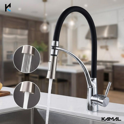 FLT Single Lever Sink Mixer (Brass & Silicone) - by Kamal - FLT - Kamal Bathware
