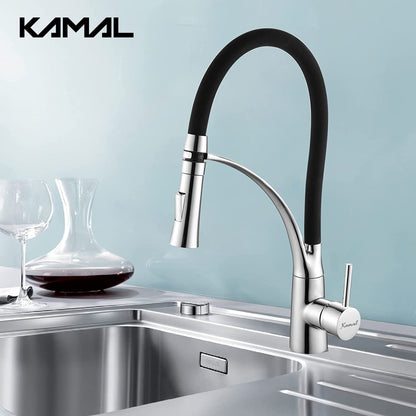 FLT Single Lever Sink Mixer (Brass & Silicone) - by Kamal - FLT - Kamal Bathware