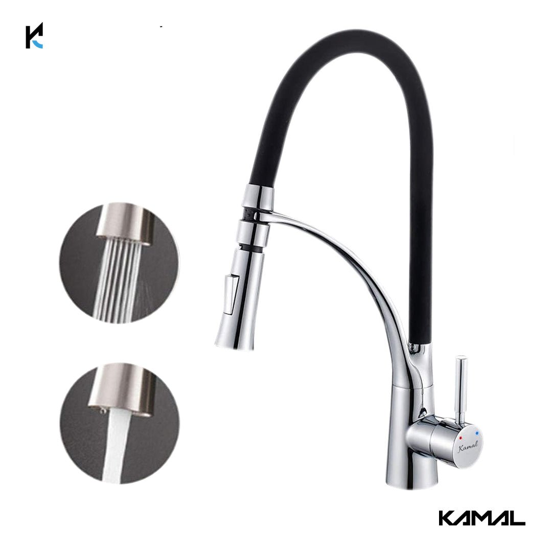 FLT Single Lever Sink Mixer (Brass & Silicone) - by Kamal - FLT - Kamal Bathware