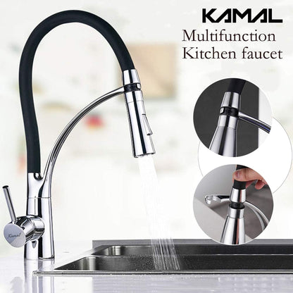 FLT Single Lever Sink Mixer (Brass & Silicone) - by Kamal - FLT - Kamal Bathware