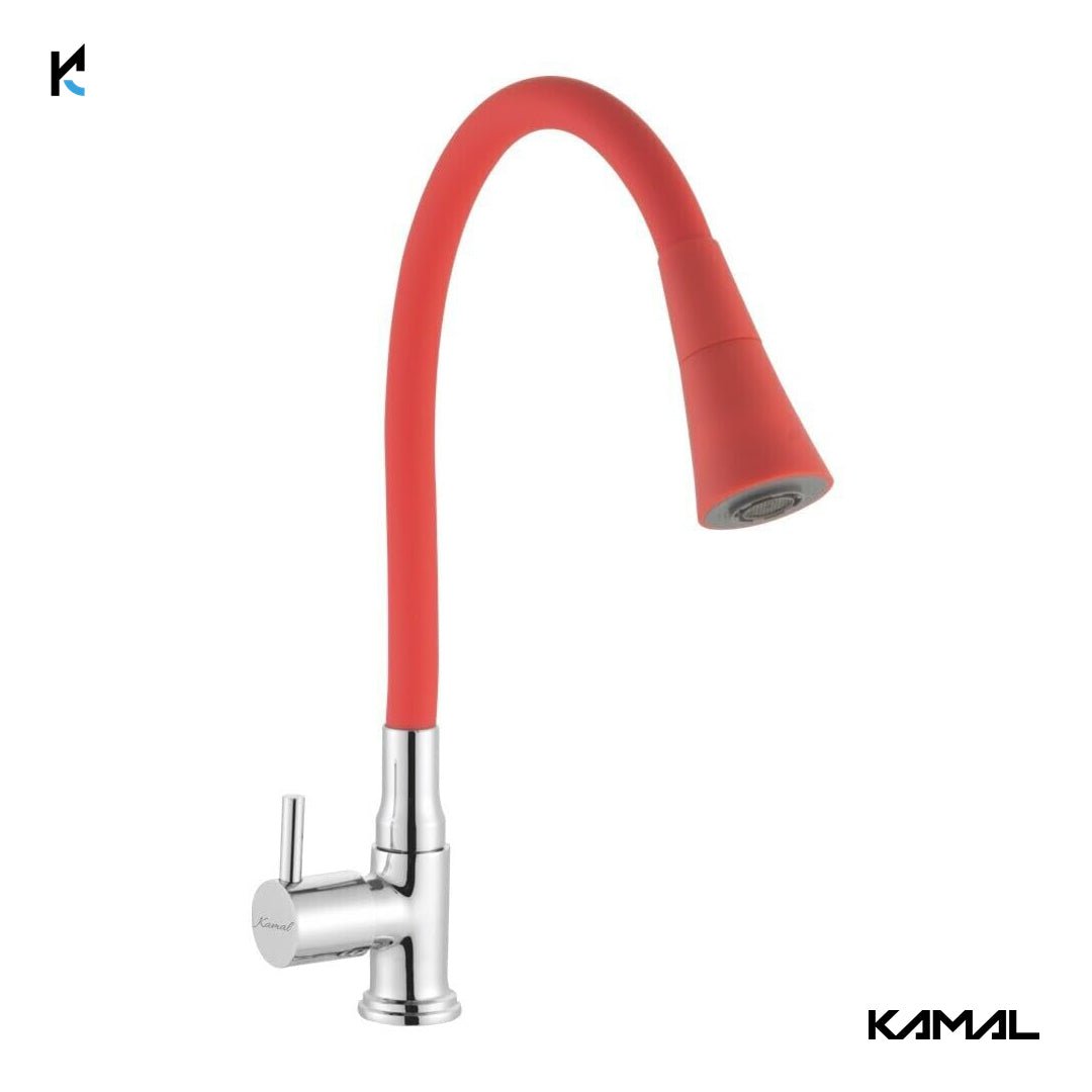 FLT Sink Tap Flexo Play (Brass & Silicone) - by Kamal - Kamal Bathware