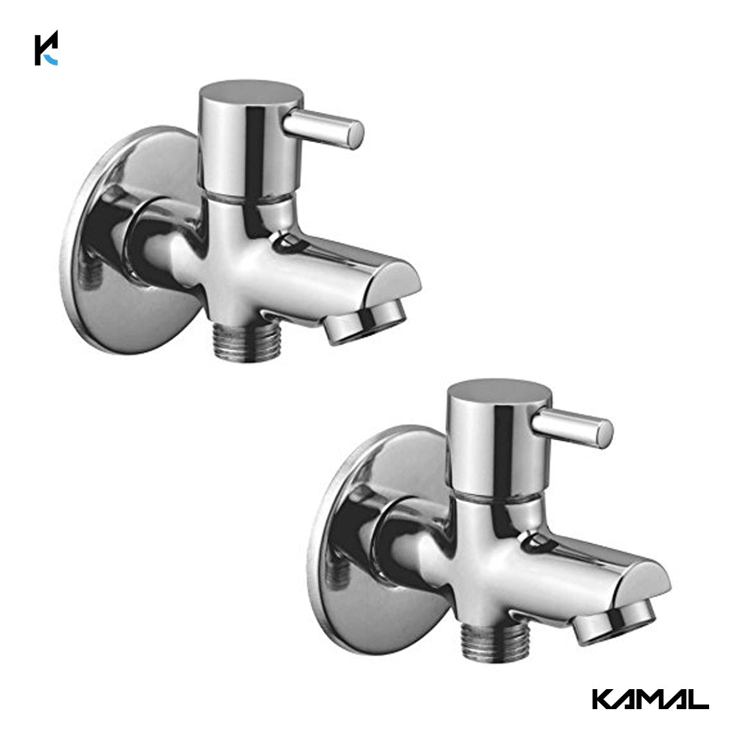 Full Brass Two Way Bib Tap - by Kamal - Brass - Kamal Bathware