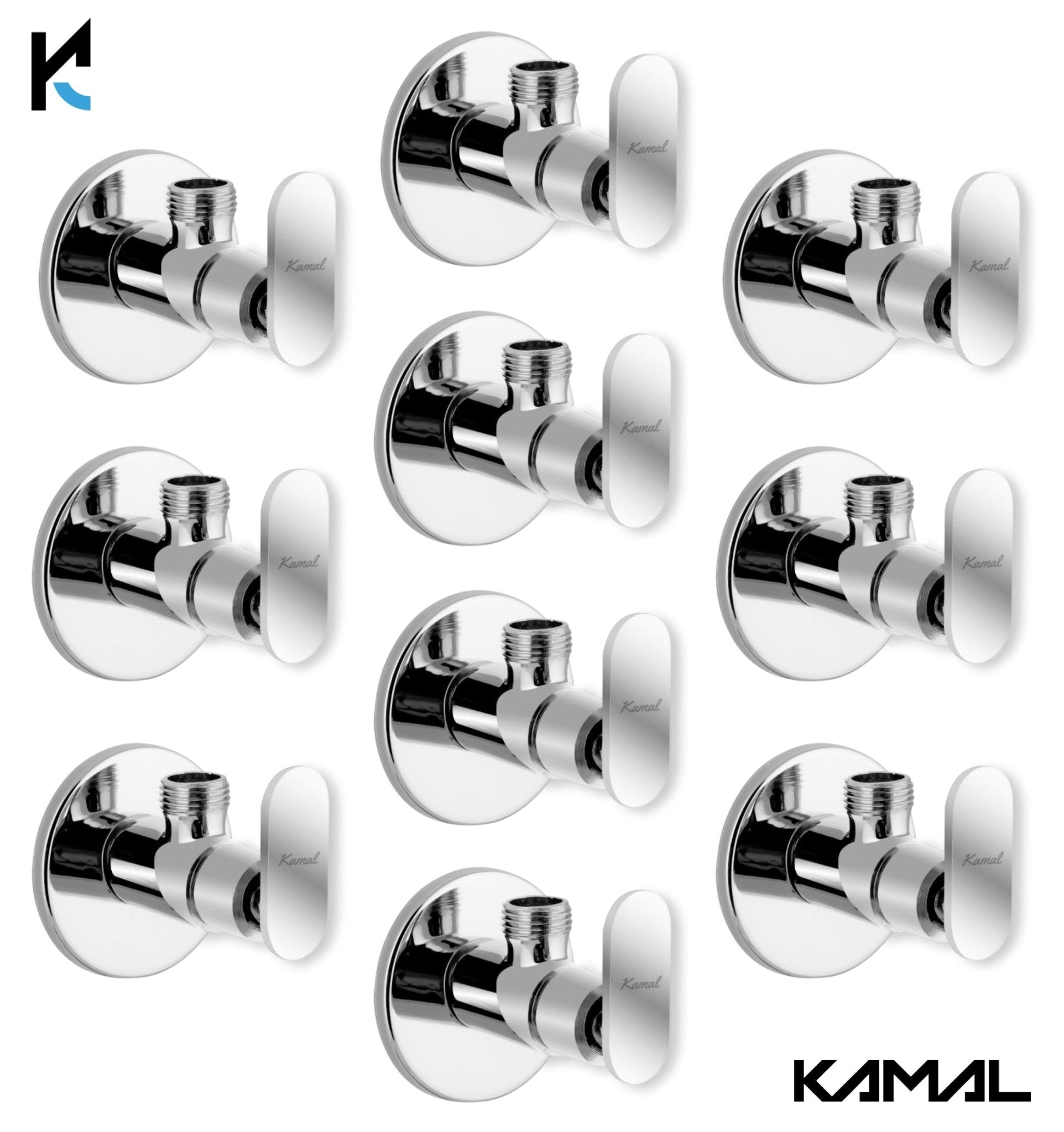 Galaxy Angle Valve (Full Brass) - by Kamal - Galaxy - Kamal Bathware