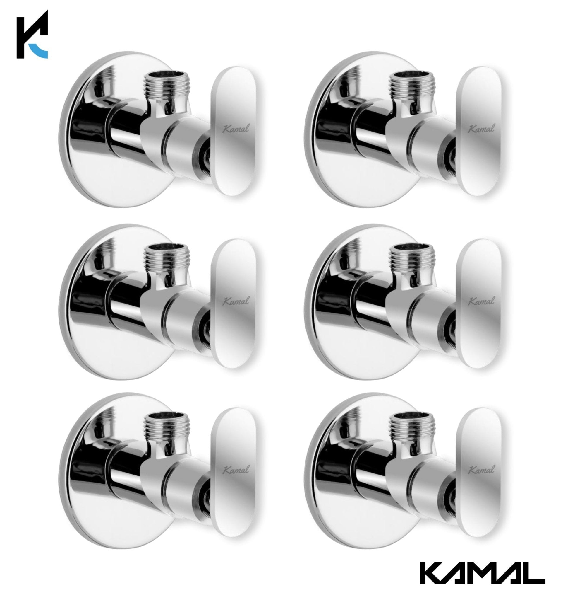 Galaxy Angle Valve (Full Brass) - by Kamal - Galaxy - Kamal Bathware