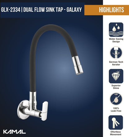 Galaxy Dual Flow Sink Tap – by Kamal - Galaxy - Kamal Bathware