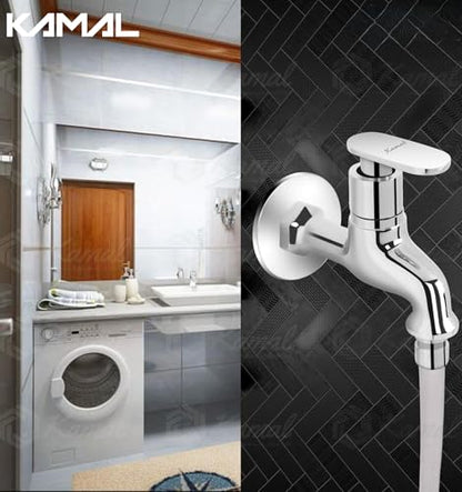 Galaxy Washing Machine Bib Tap (Full Brass) - by Kamal - Kamal Bathware