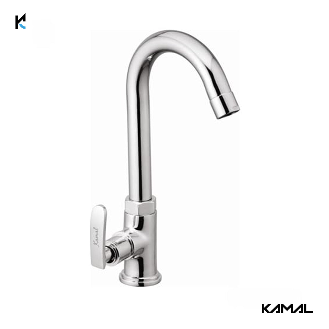 Irene Swan Neck (Full Brass) - by kamal - Irene - Kamal Bathware