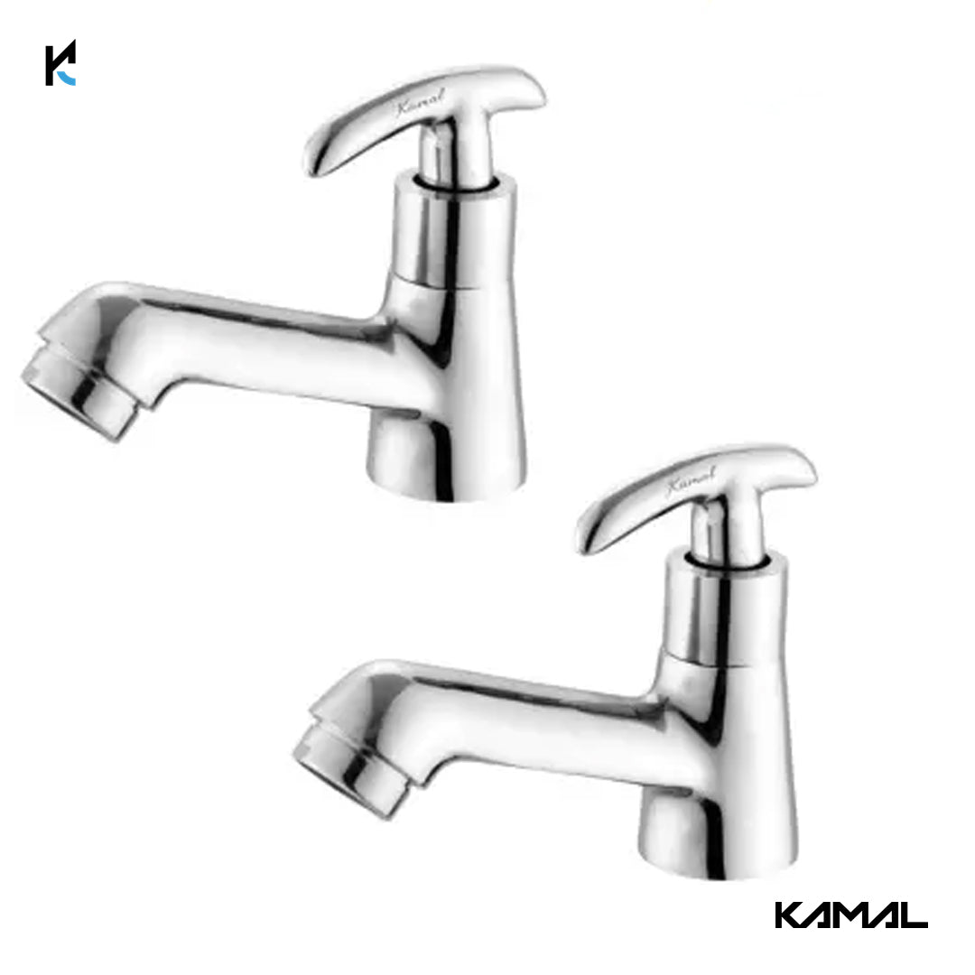 Kamal Pillar Cock (Full Brass) - Alto - Kamal Bathware