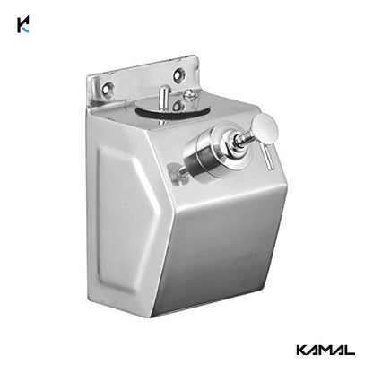 Matrix Stainless Steel Soap Dispenser - by Kamal - Matrix - Kamal Bathware