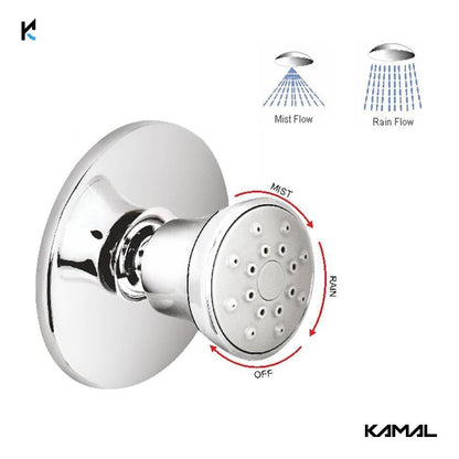 Mist Body Jet (Multiflow) Shower Head - by Kamal - Mist Flow - Kamal Bathware
