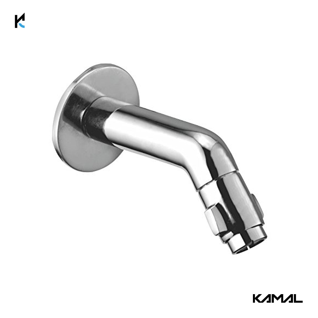Mouth Operated Wall Mounted Bib Tap (Full Brass) - by Kamal - Kamal Bathware