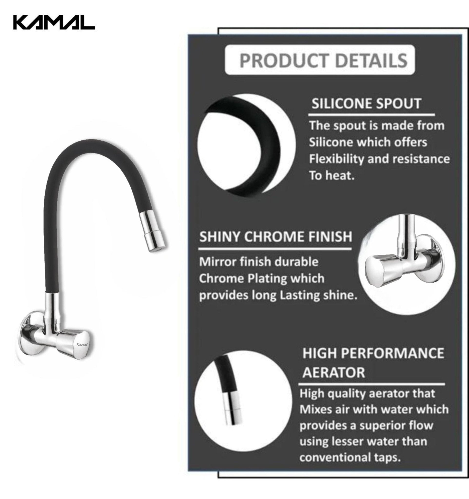 Neo Dual Flow Sink Tap – by Kamal - Neo - Kamal Bathware