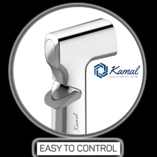 Nexon Health Faucet with Stainless Steel Flexible Tube 100 Cm &amp; Wall Hook - by Kamal - Kamal Bathware