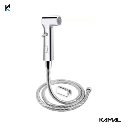 Nexon Health Faucet with Stainless Steel Flexible Tube 100 Cm &amp; Wall Hook - by Kamal - Kamal Bathware